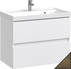 Водолей Мебель для ванной Best 70 подвесная дуб крымский коричневый – фотография-3